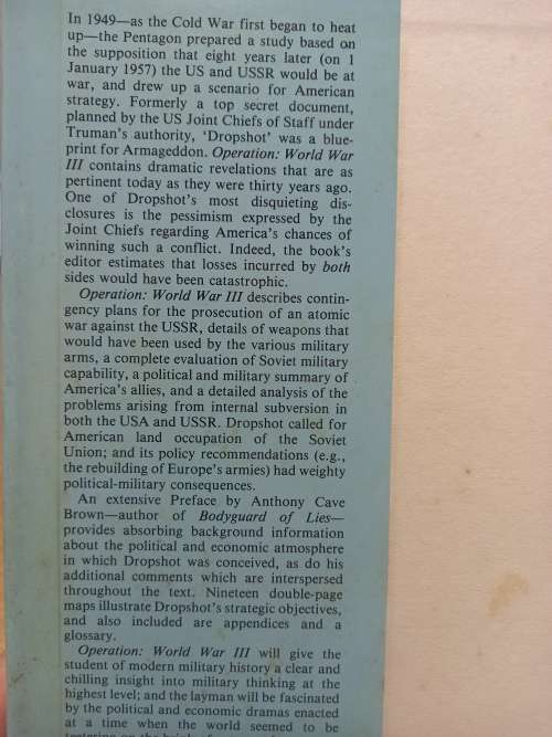Operation World War III: Secret American Plan (`Dropshot`) for War with the Soviet Union in 1957