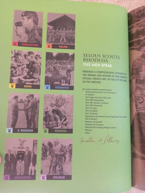 Selous Scouts - the men speak - Jonathan Pittaway * SIGNED*