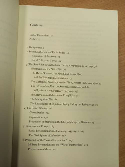 The Origins of the Final Solution: The Evolution of Nazi Jewish Policy, September 1939-March 1942