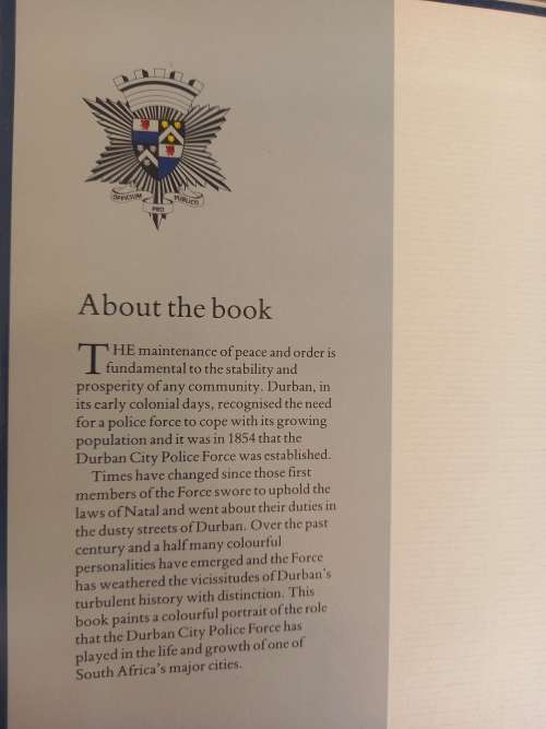 A History of the Durban City Police - Revd Jack Jewell