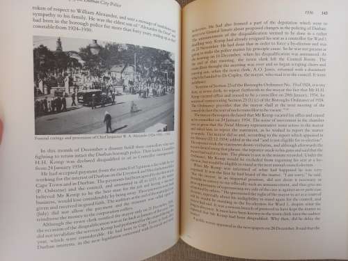A History of the Durban City Police - Revd Jack Jewell