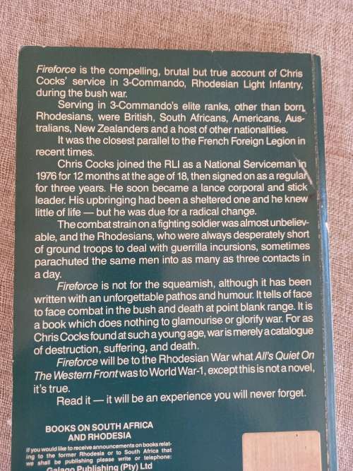 Fireforce - One Man`s War in the Rhodesian Light Infantry (Paperback)