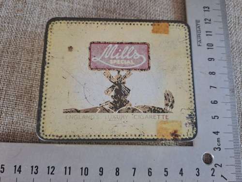 Mills Cigarette tin box