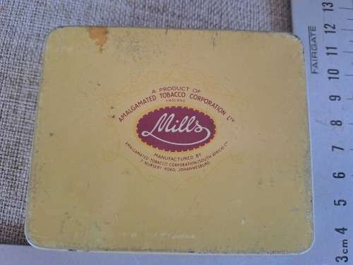 Mills Cigarette tin box