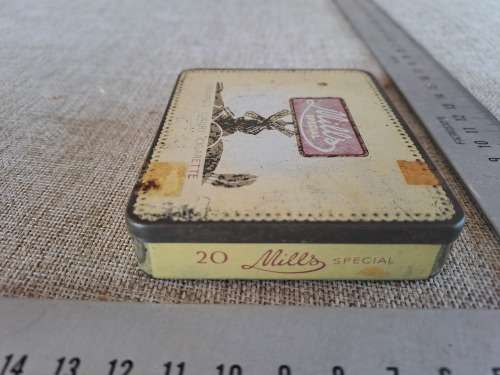 Mills Cigarette tin box