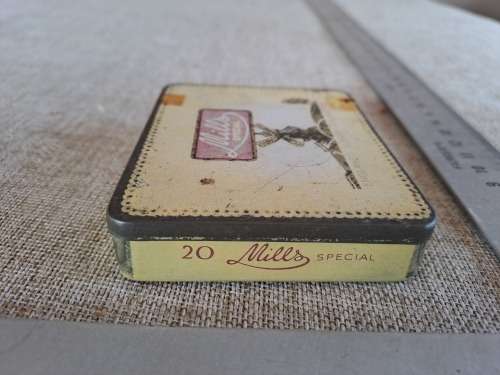 Mills Cigarette tin box
