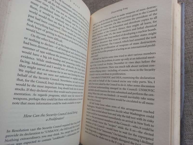Disarming Iraq - the search for the weapons of mass destruction - Hans Blix