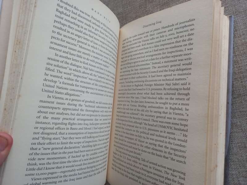 Disarming Iraq - the search for the weapons of mass destruction - Hans Blix