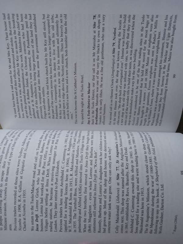 Traders and Trading Stations of the Central and Southern Transkei - 3rd edition - Mike Thompson