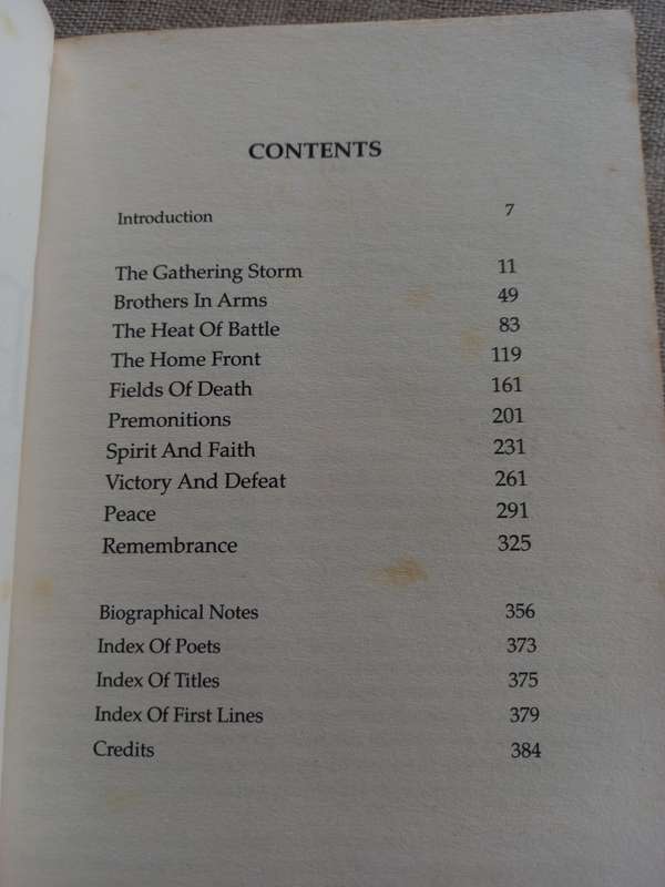 War Poems: An Anthology of Unforgettable Verse
