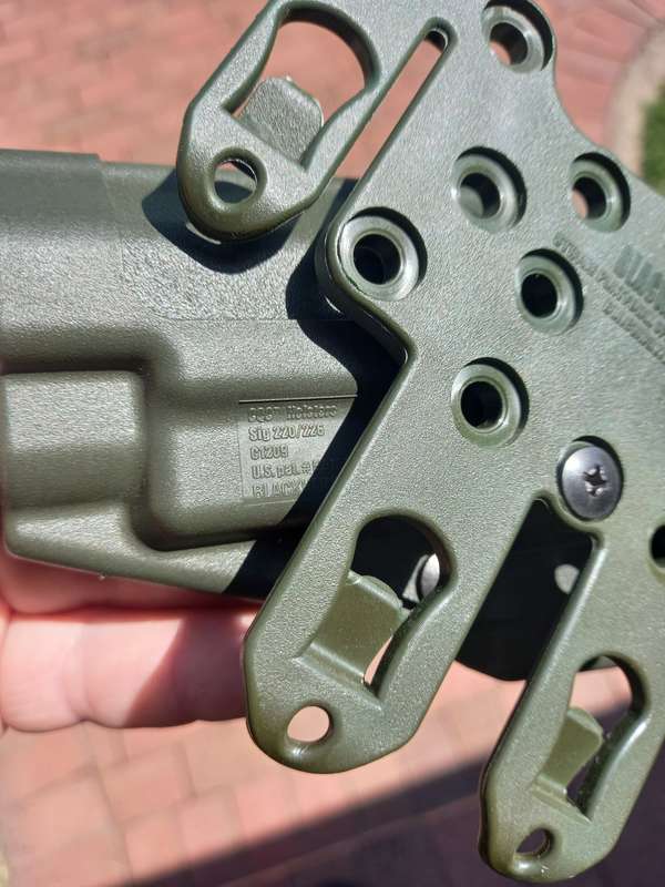 Holster Blackhawk CQC for Sig Sauer 220 226 C1209 with Blackhawk strike platform