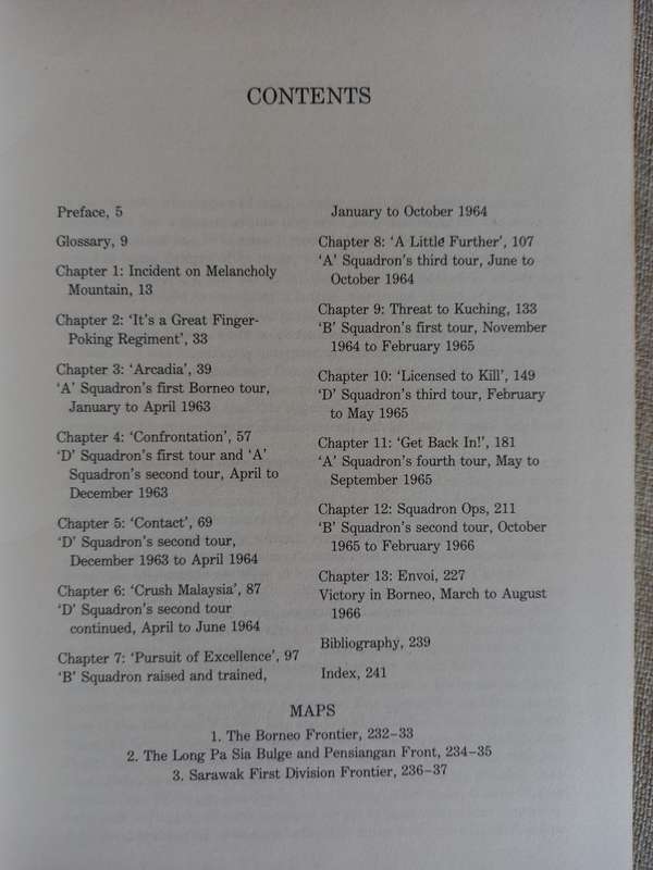 SAS. The Jungle Frontier 22 Special Air Service Regiment In The Borneo Campaign 1963-1966 - Dickens