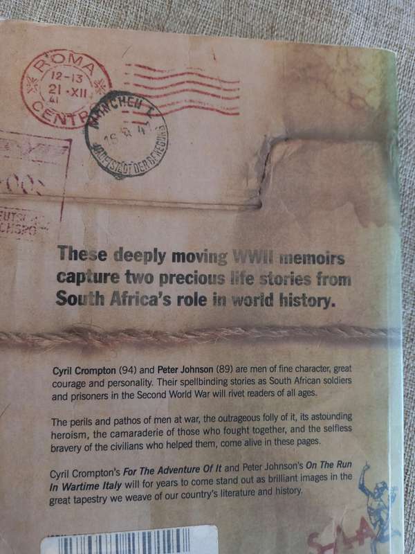 Luck`s Favours - Two South African Second World War Memoirs - FIRST edition *SIGNED*