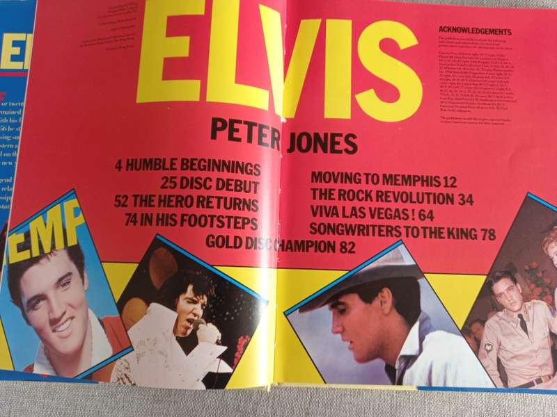 Elvis.  - Peter Jones. over 80 illustrations in colour and black and white
