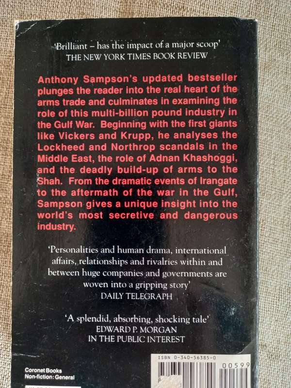 The Arms Bazaar in the Nineties: From Krupp to Saddam - Anthony Sampson