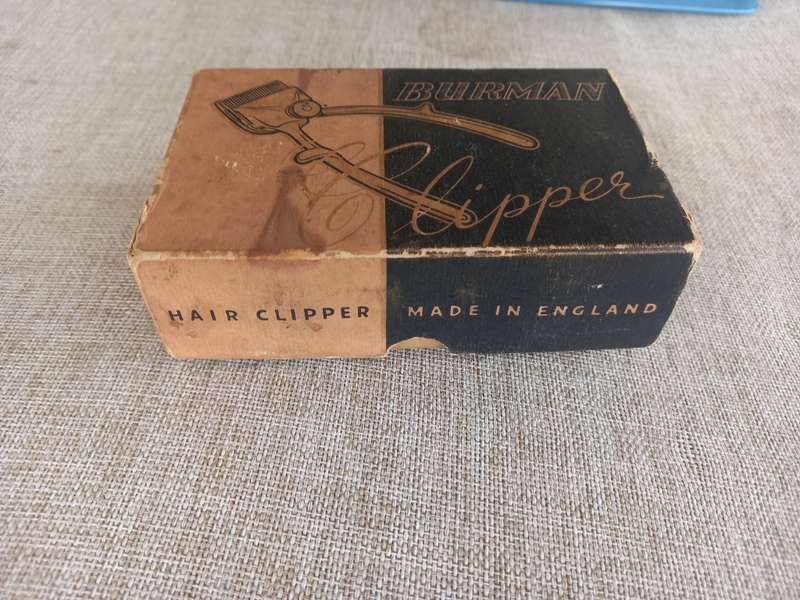 Vintage Burman clipper 1950s - made in England- all in 1 barber set