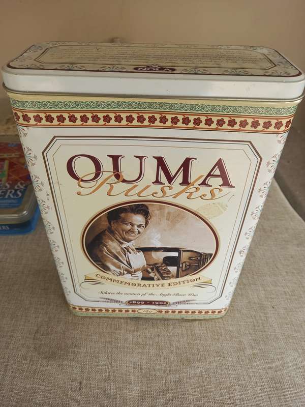 Ouma rusk 1kg tin 1899-1902 Commemorative edition
