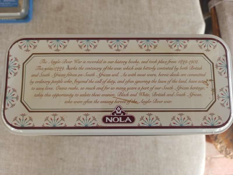 Ouma rusk 1kg tin 1899-1902 Commemorative edition