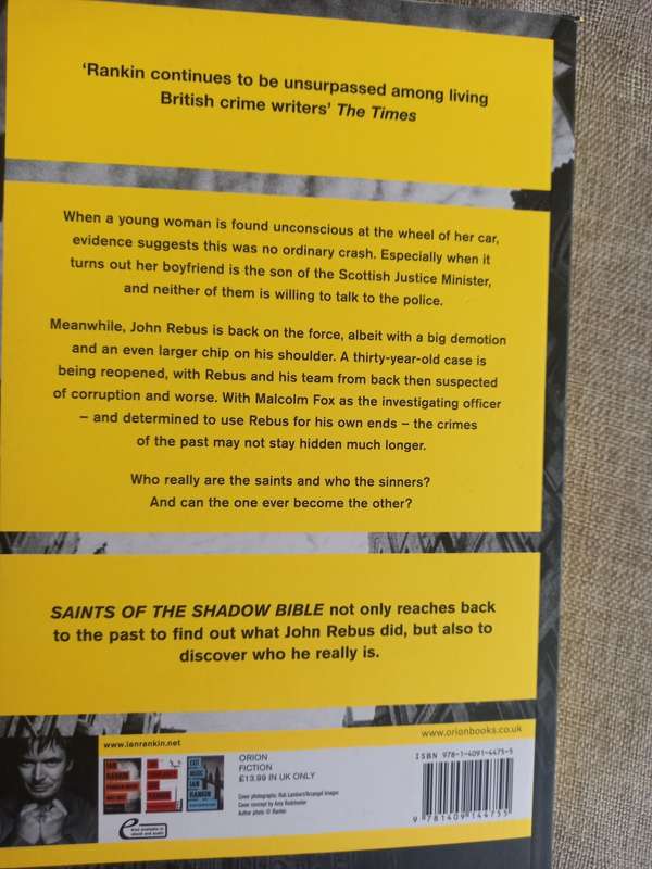 Saints of the Shadow Bible - Ian Rankin