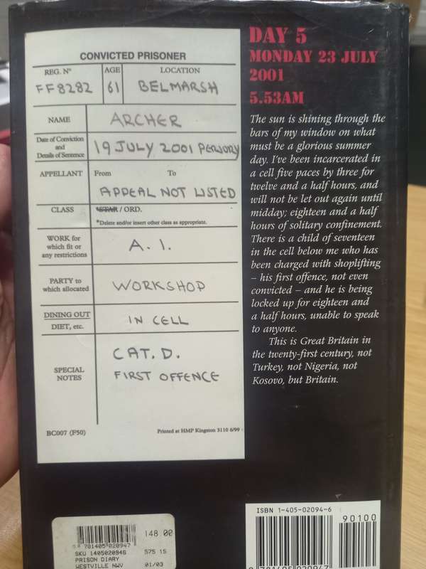 A Prison Diary by FF8282 -