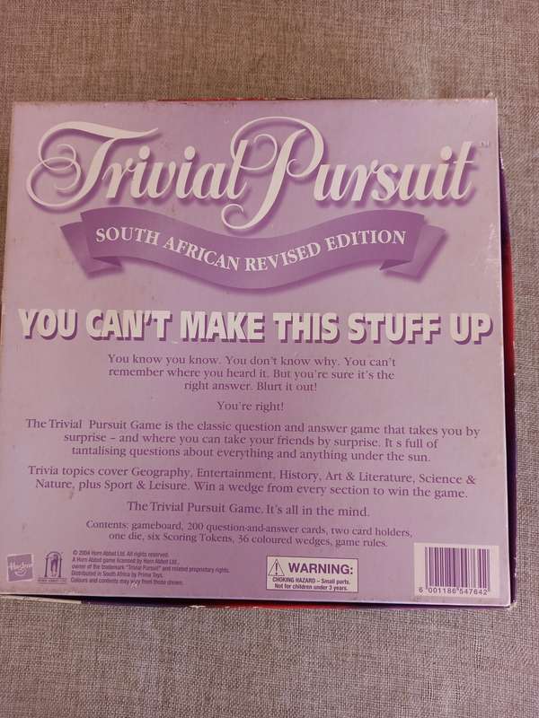 Trivial Pursuit - SA revised edition