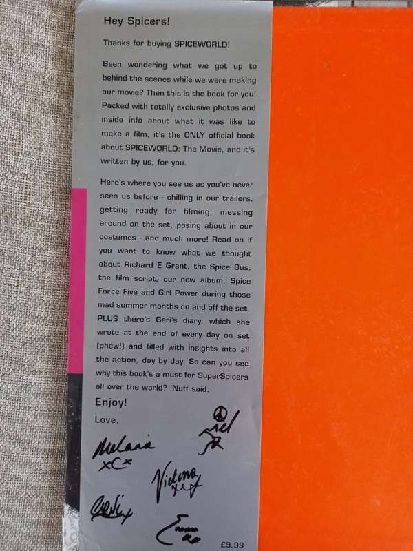 Spice World by the Spice Girls - the official book of the movie