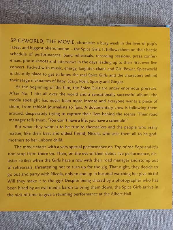 Spice World by the Spice Girls - the official book of the movie
