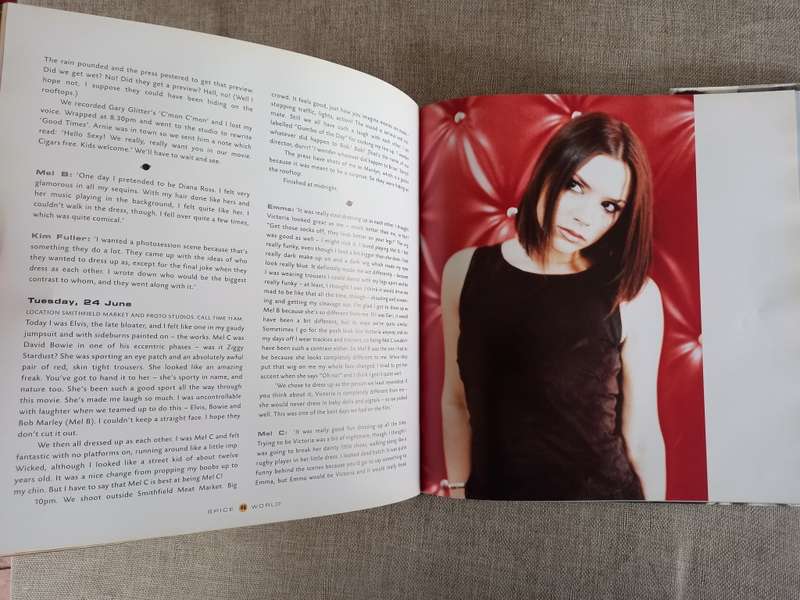 Spice World by the Spice Girls - the official book of the movie