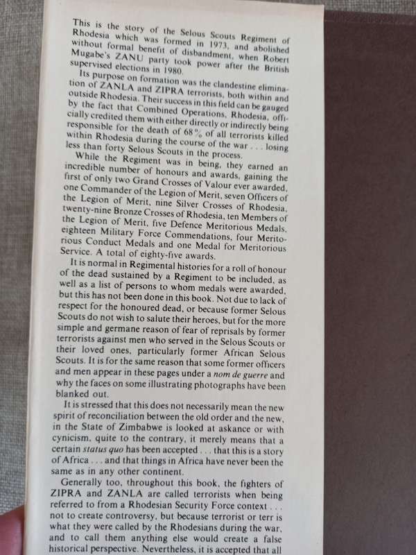 Selous Scouts - Top Secret War - Lt Col Ron Reid Daly / Peter Stiff