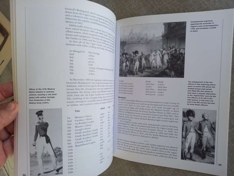 Armies of the East India Company 1750 - 1850 - Osprey Men at Arms Series 453