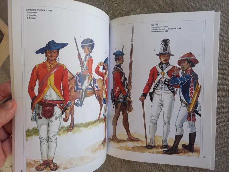 Armies of the East India Company 1750 - 1850 - Osprey Men at Arms Series 453