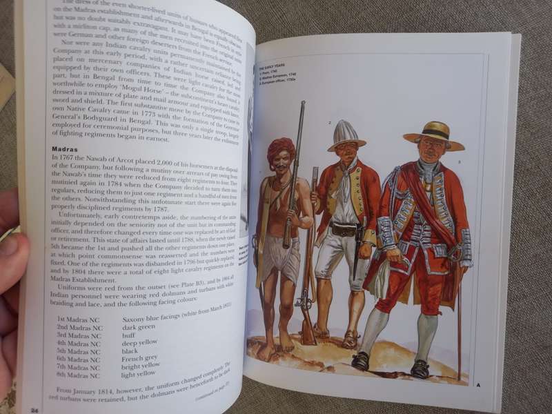 Armies of the East India Company 1750 - 1850 - Osprey Men at Arms Series 453