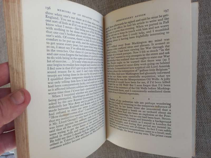 Memoirs of an Infantry Officer - Siegried Sassoon