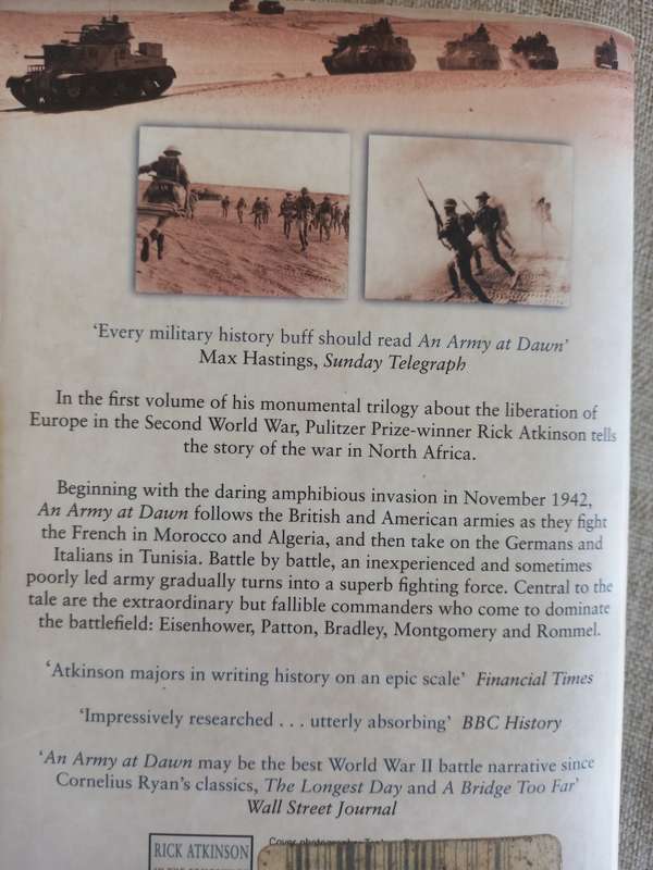 An Army At Dawn - the war in North Africa 1942 - 43 - Rick Atkinson