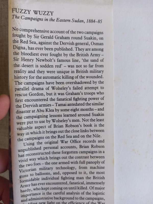 Fuzzy Wuzzy - the campaigns in the Eastern Sudan 1884-85 - Brian Robson
