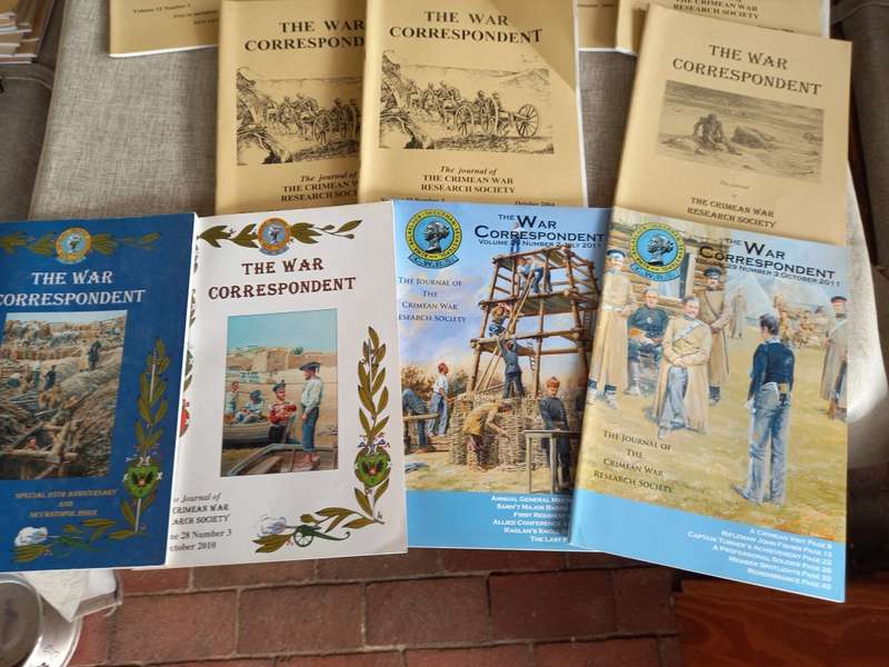 The War Correspondent - The Journal of the Crimean War Research Society x 29 mags