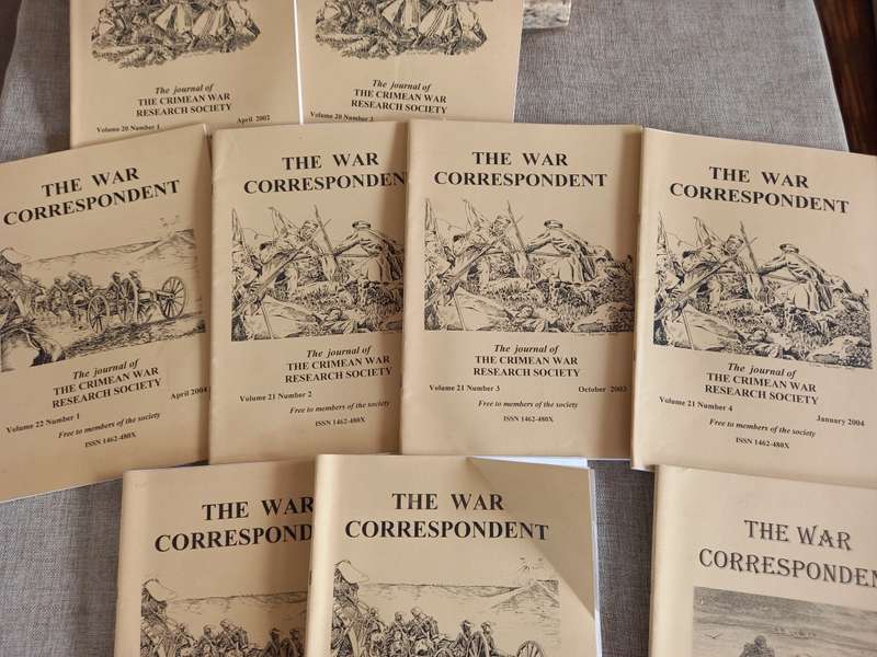 The War Correspondent - The Journal of the Crimean War Research Society x 29 mags