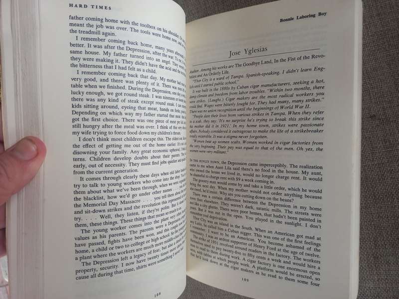 Hard Times - an oral history of the Great Depression - Studs Terkel