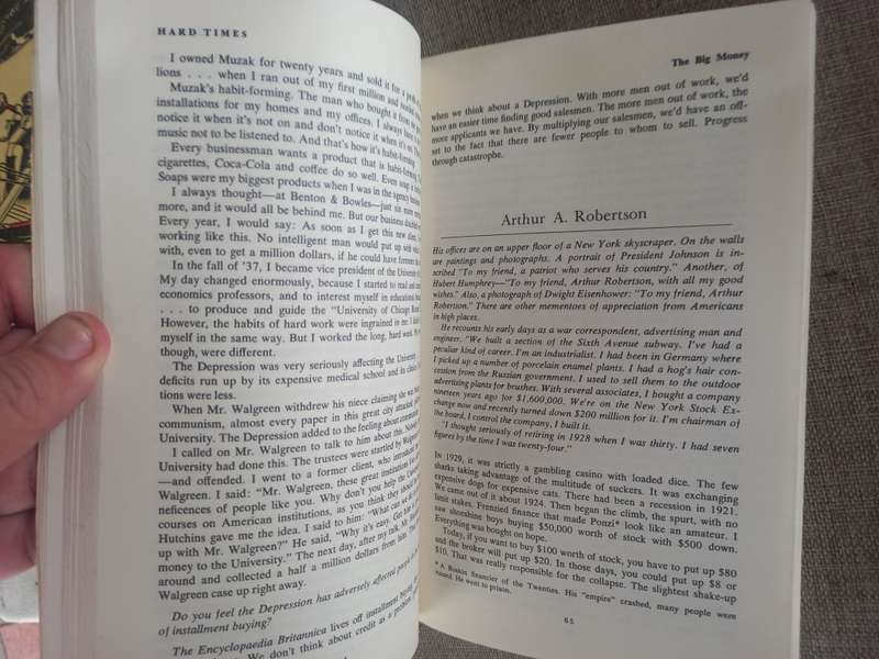 Hard Times - an oral history of the Great Depression - Studs Terkel