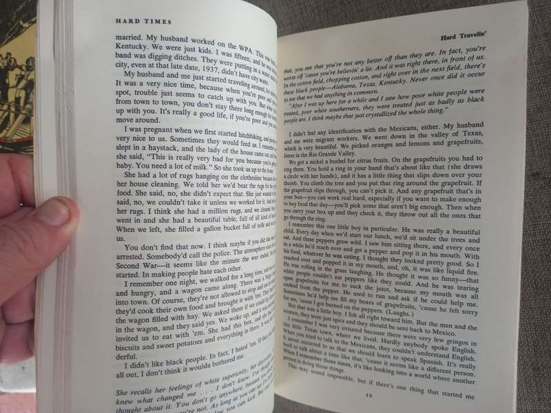 Hard Times - an oral history of the Great Depression - Studs Terkel