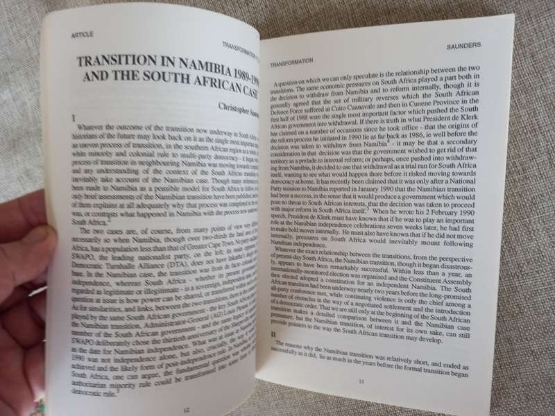 Transformation 17 - critical perspectives on Southern Africa - 1992