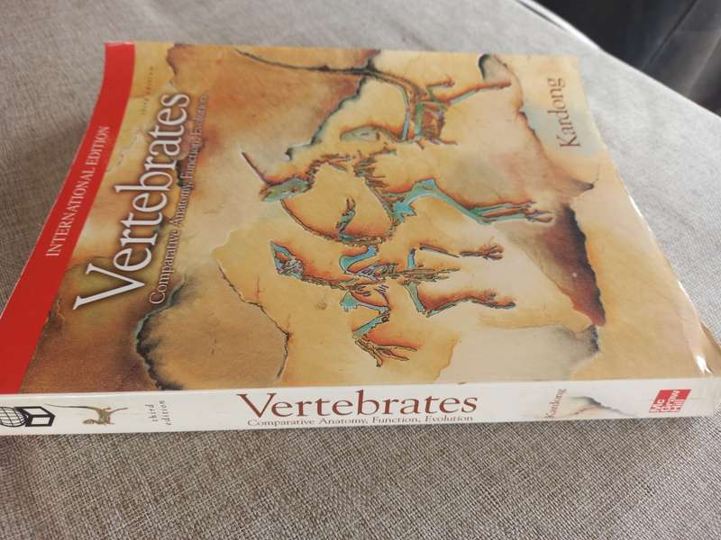 Vertebrates - International Edition - Comparative anatomy, function, evolution - Kardong - 3rd editi