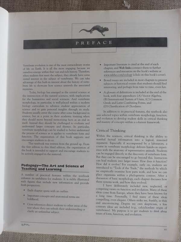 Vertebrates - International Edition - Comparative anatomy, function, evolution - Kardong - 3rd editi