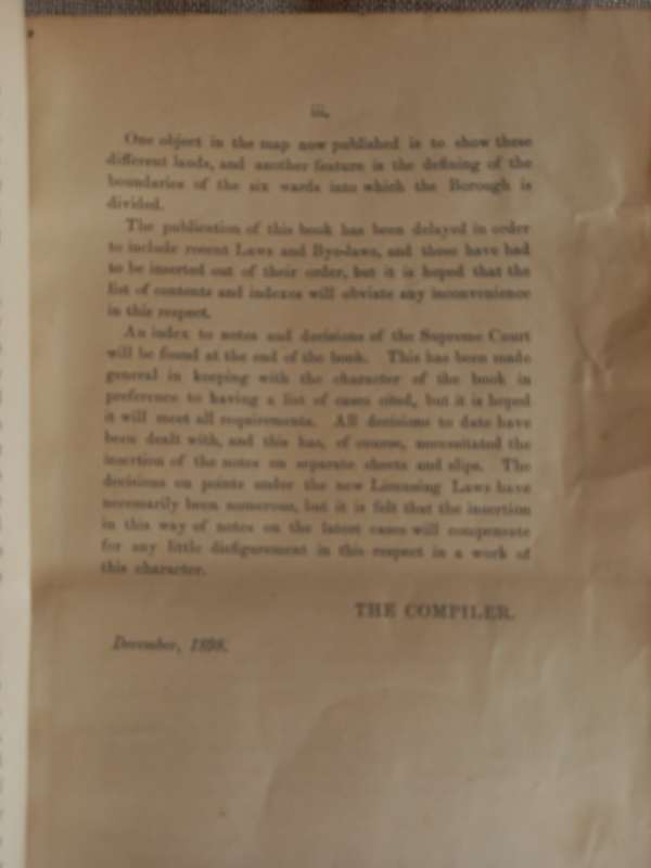 Laws and Bye-Laws - Borough of Durban - 1898