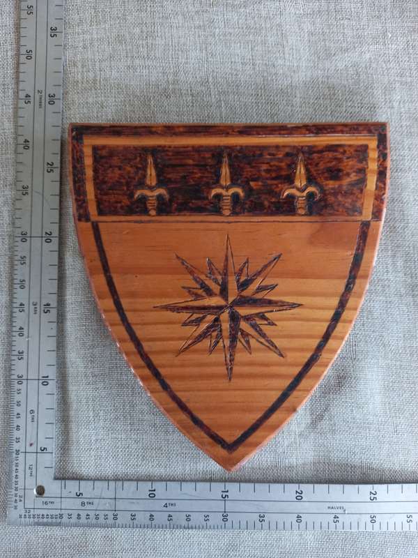 Recce - wooden plaque - hand carved (1 of a kind ?)