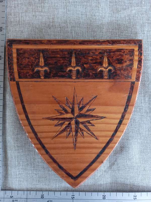 Recce - wooden plaque - hand carved (1 of a kind ?)