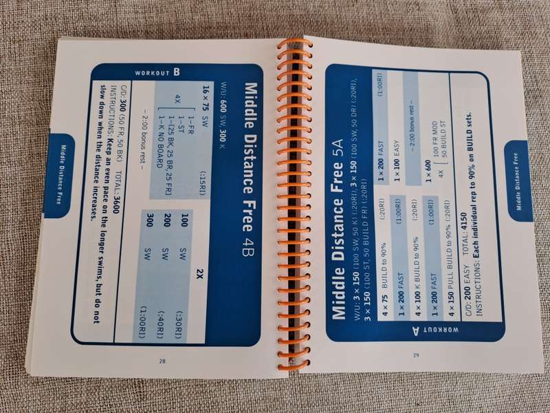 Workouts - in a binder - for swimmers, triathletes and coaches - Nick Hansen and Eric Hansen