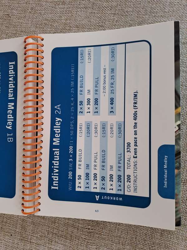Workouts - in a binder - for swimmers, triathletes and coaches - Nick Hansen and Eric Hansen