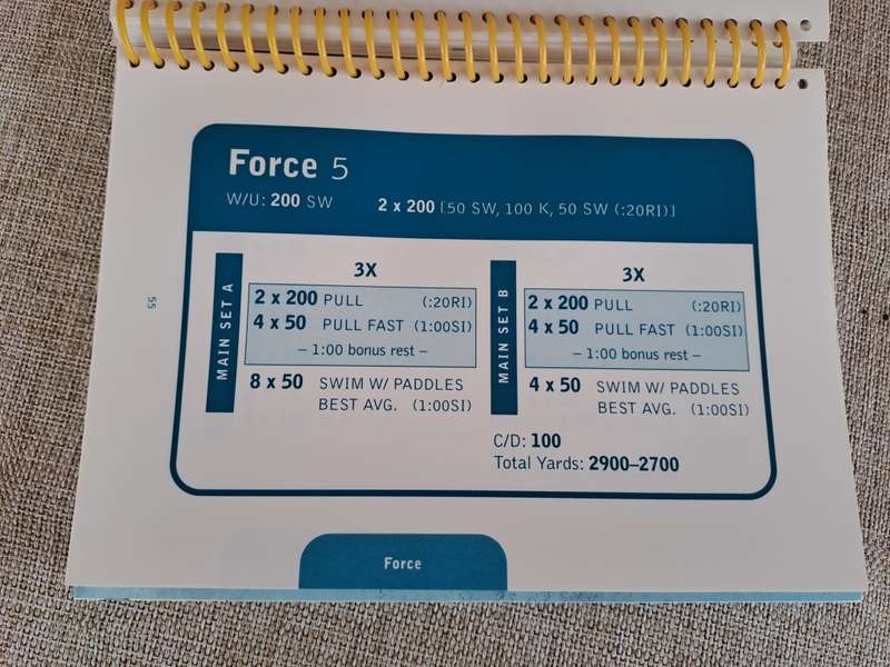 Workouts - in a binder - swim workouts for Triathletes - Gale Bernhardt and Nick Hansen