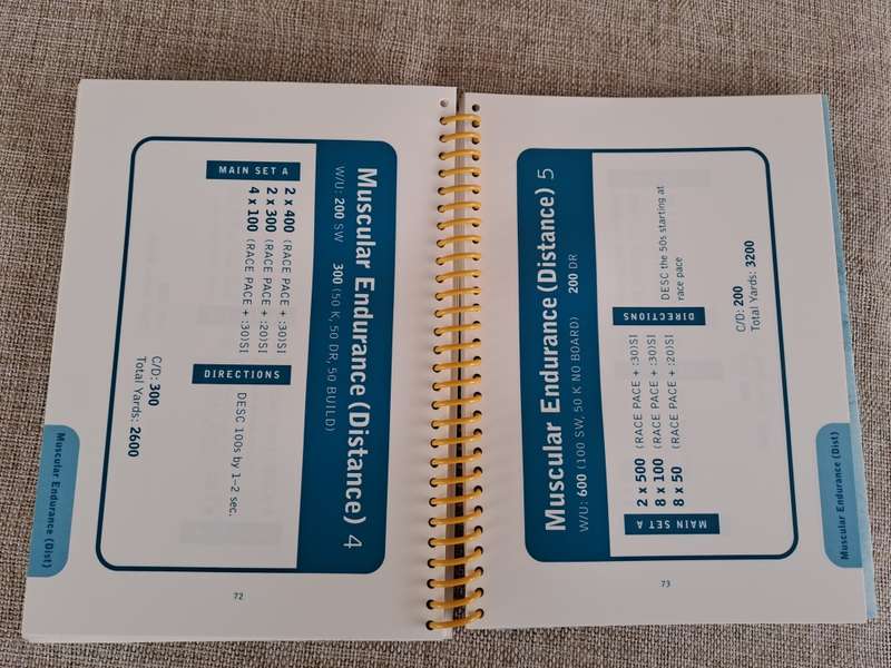 Workouts - in a binder - swim workouts for Triathletes - Gale Bernhardt and Nick Hansen